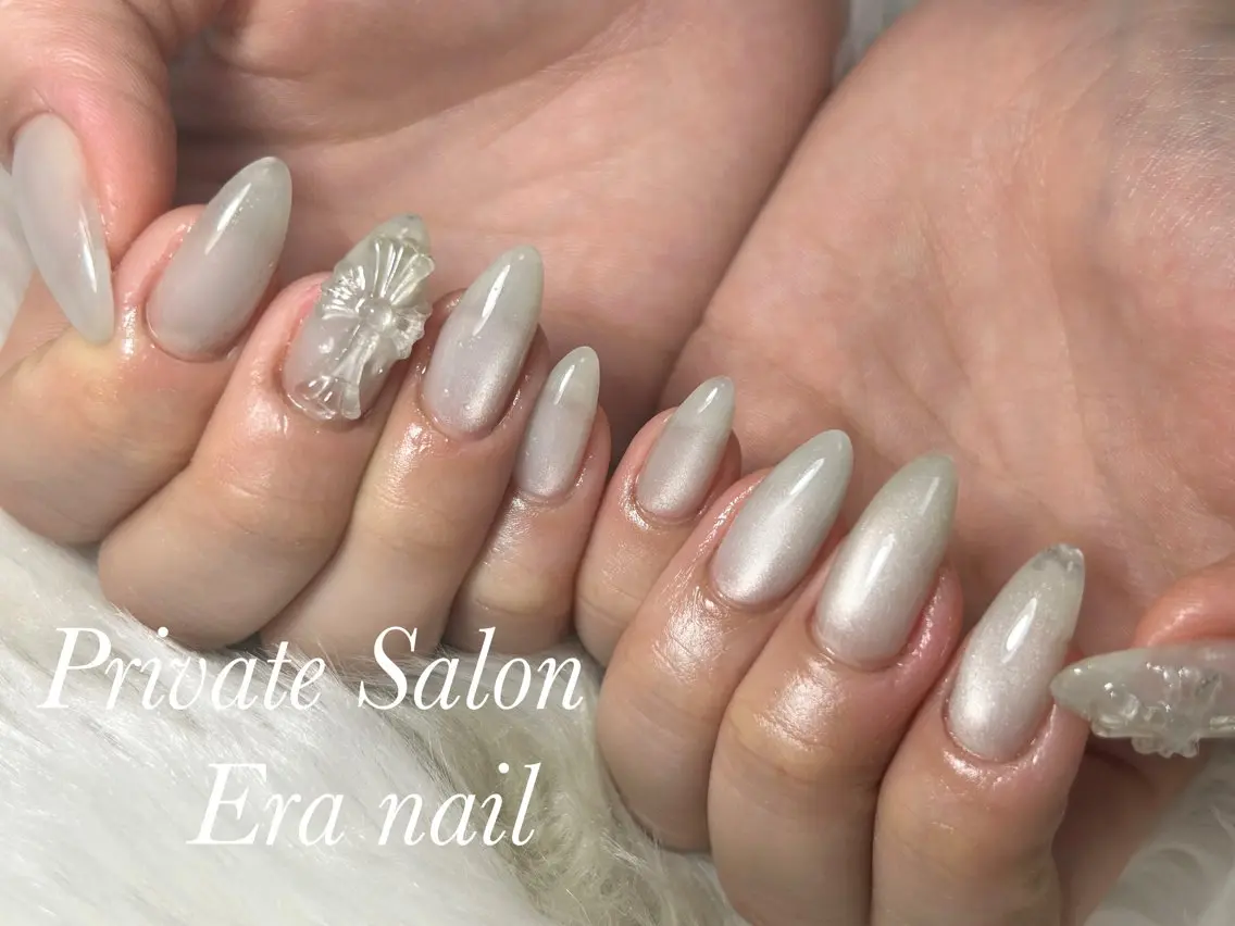 ネイル マグネットネイル マグネットワンカラー ワンカラーネイル ハンドネイル Era nailのネイルデザイン