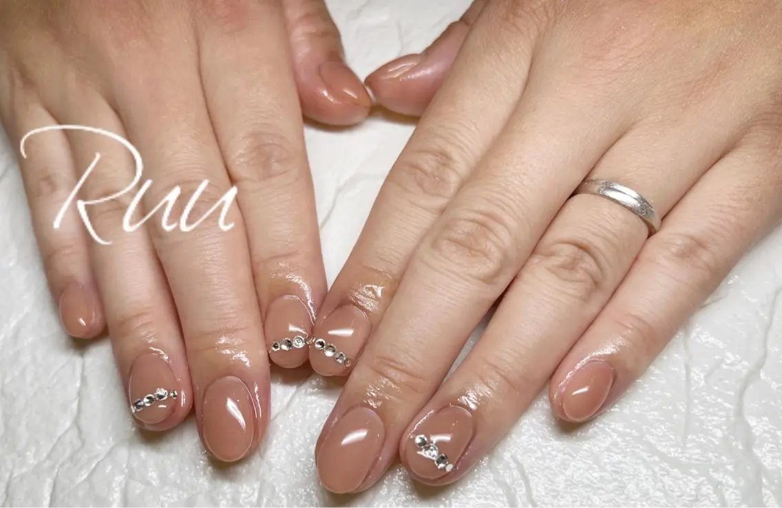 ネイル アートネイル フットネイル フレンチネイル キラキラネイル 韓国ネイル Nail salon Ruuのネイルデザイン