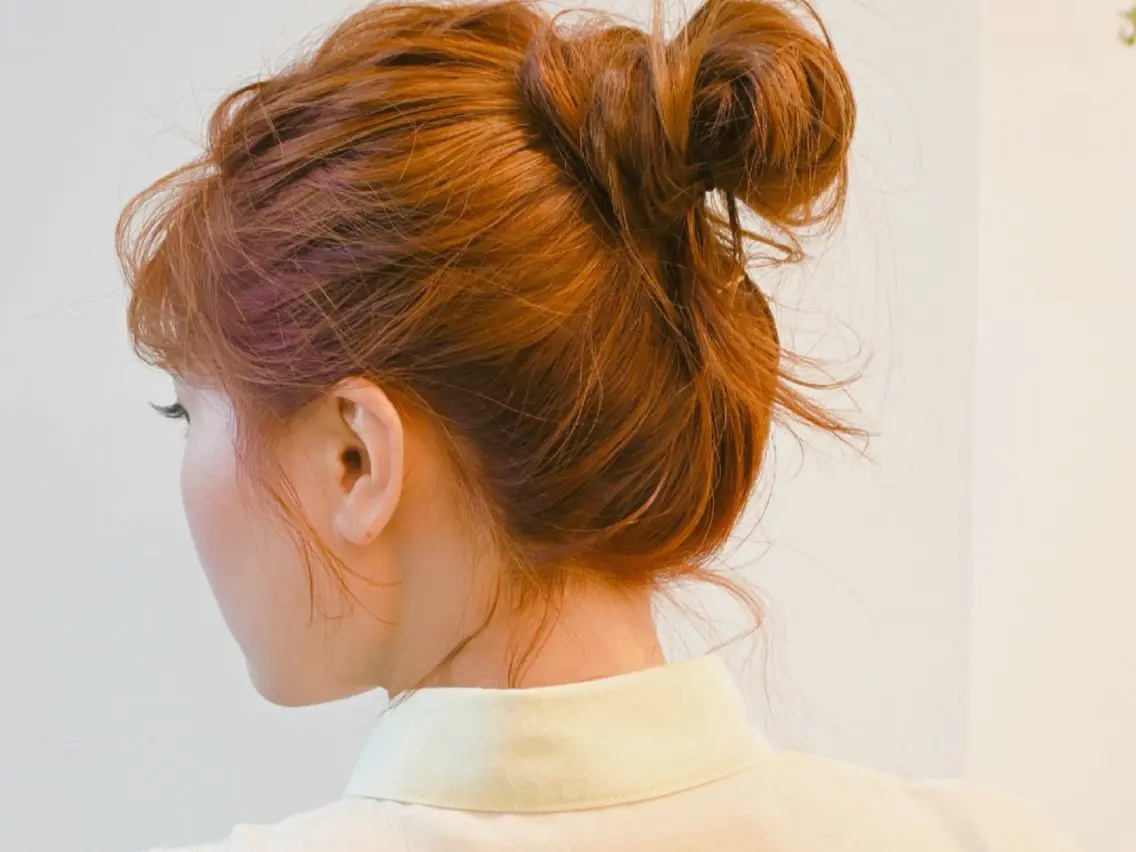ロング カラー ブラウンカラー オレンジ オレンジブラウン バイオレットカラー ヘアカラー December 伊勢崎のヘアスタイル