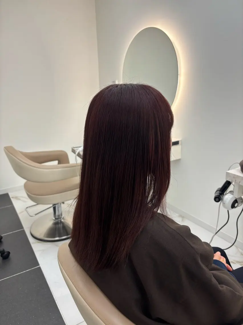 カラー ブラウンカラー 透明感カラー しんさか れいとのヘアスタイル