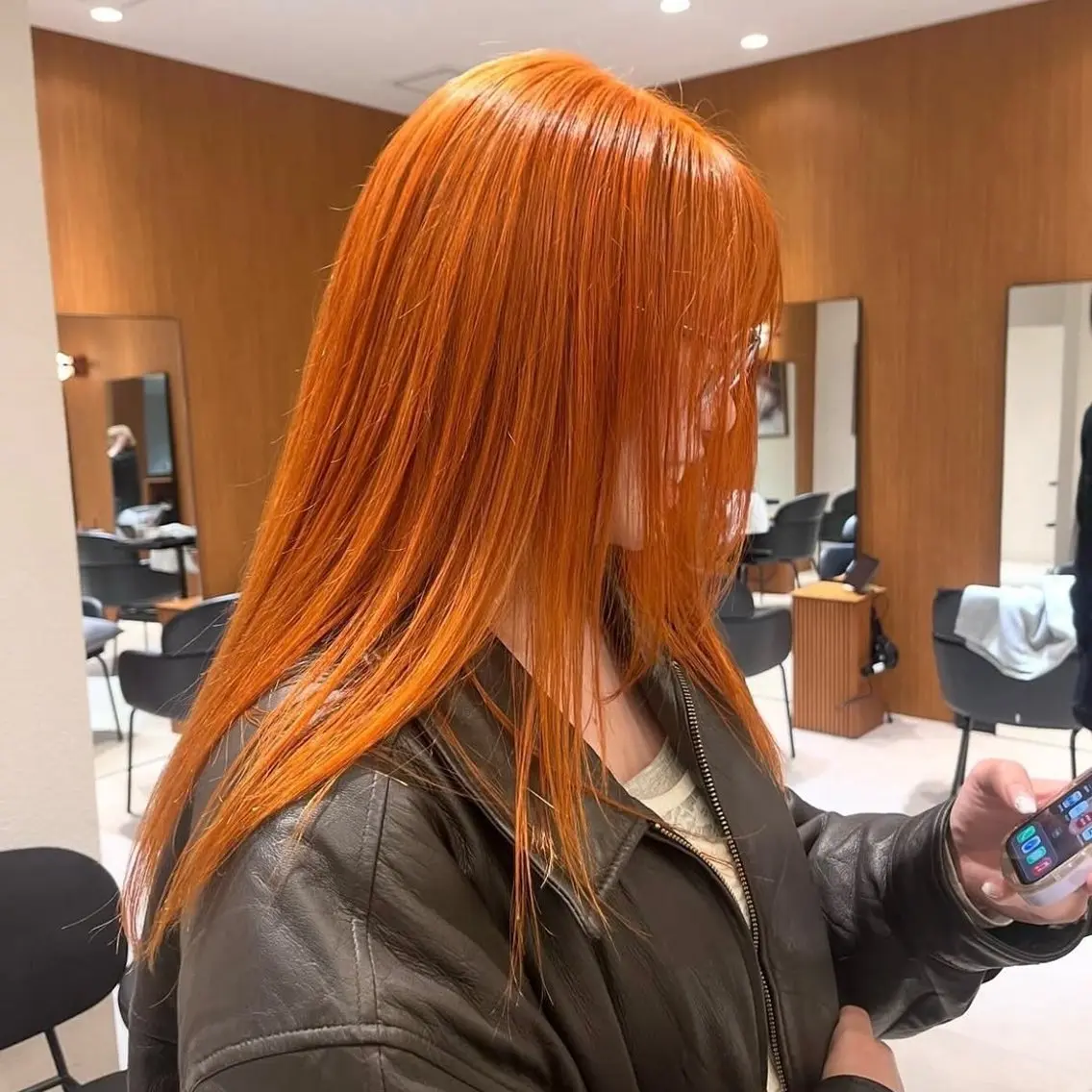 ミディアム カラー ブリーチ ボブ ヘアカラー ブリーチカラー🌟/ ちさとのヘアスタイル