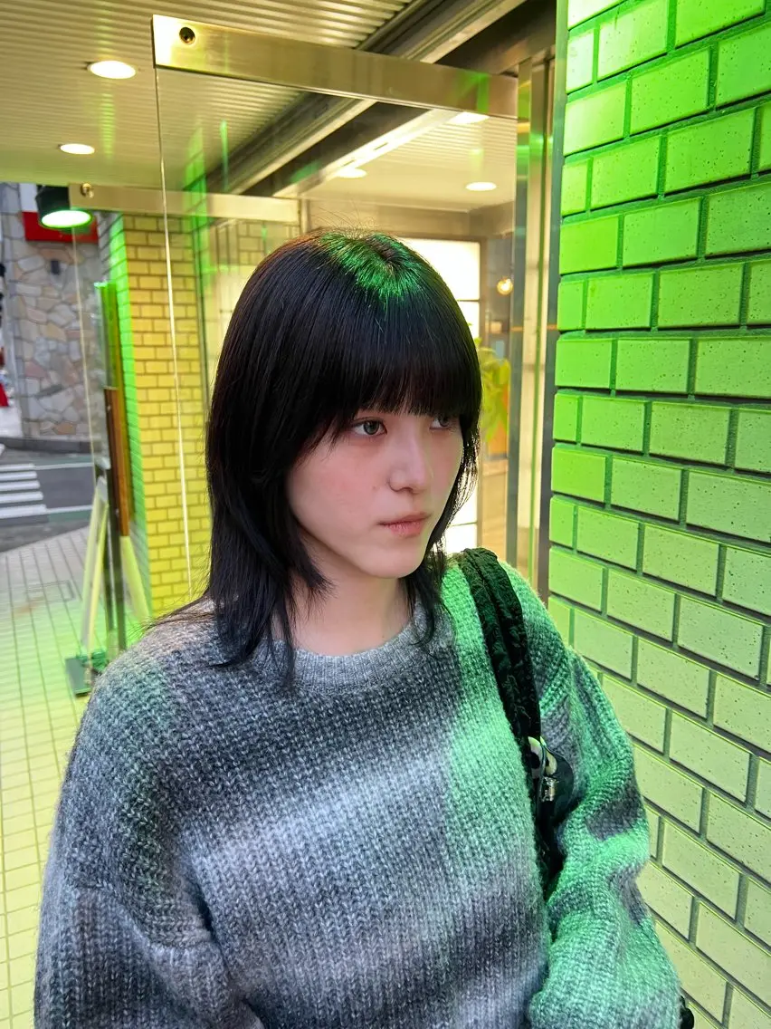 ミディアム カラー ヘアカラー トリートメント 🌞レイヤー×カラー 前川那津美🌞のヘアスタイル