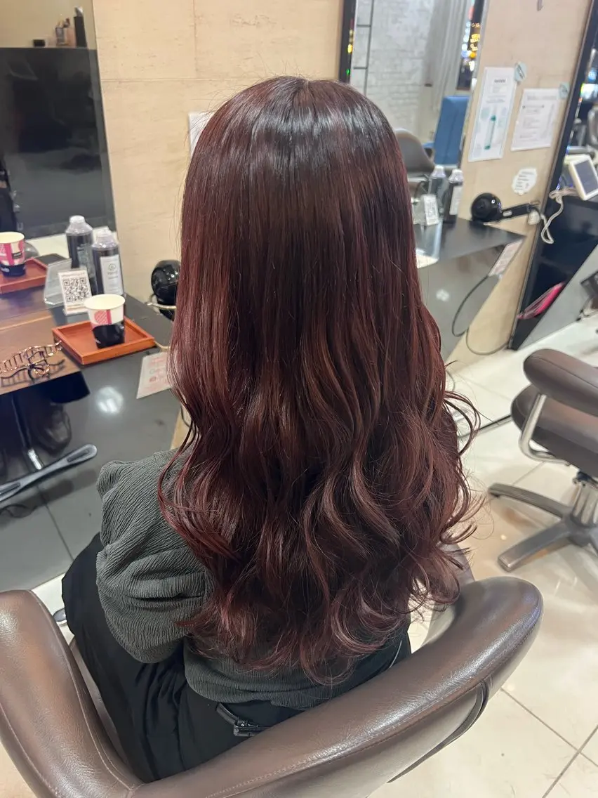 ロング カット ヘアカラー トリートメント エクステ＆艶カラー 🎀YURINA🎀のヘアスタイル