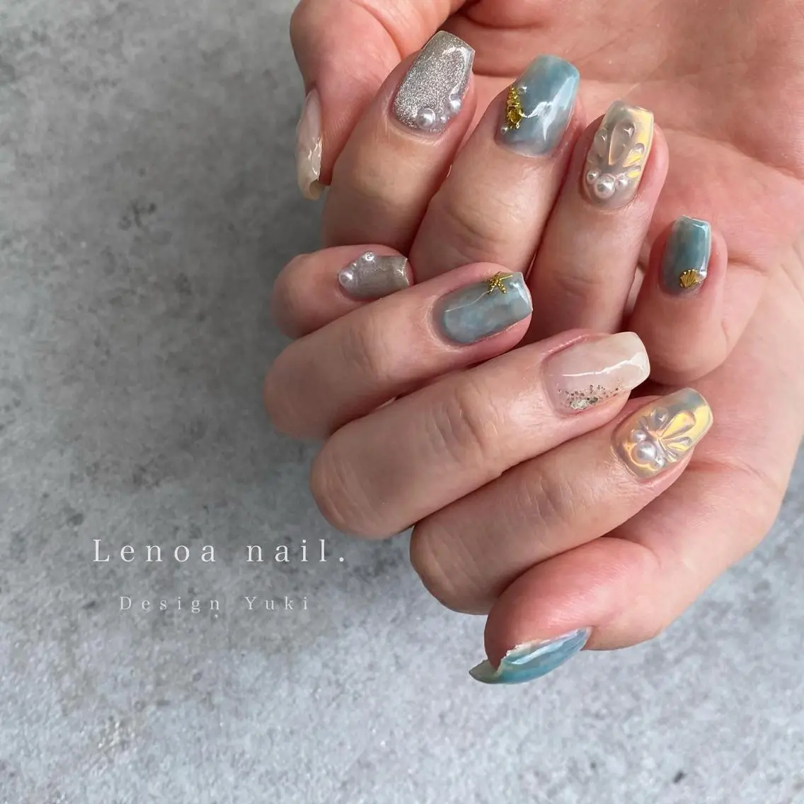 ネイル ハンドネイル Tielu Yukiのネイルデザイン