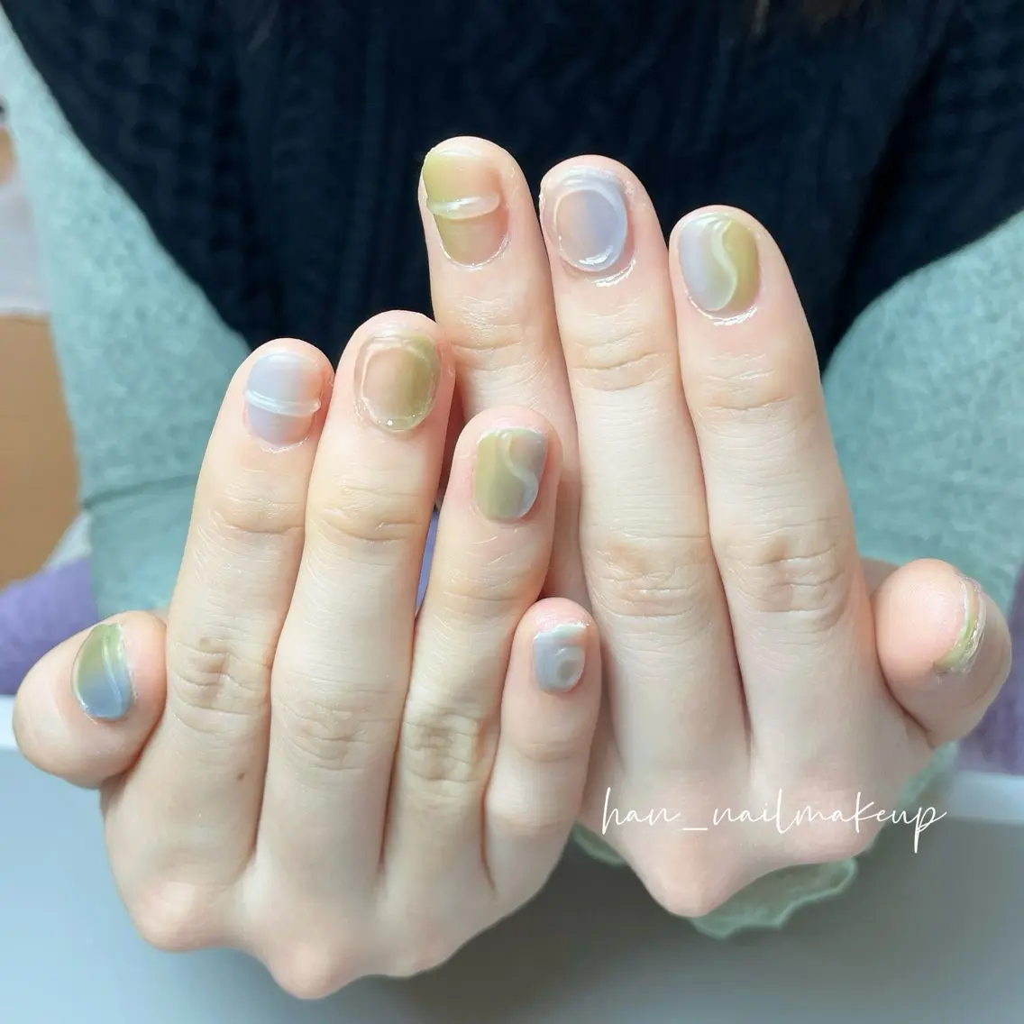 ネイル シンプルネイル ハンドネイル Himari Nail Salonのネイルデザイン