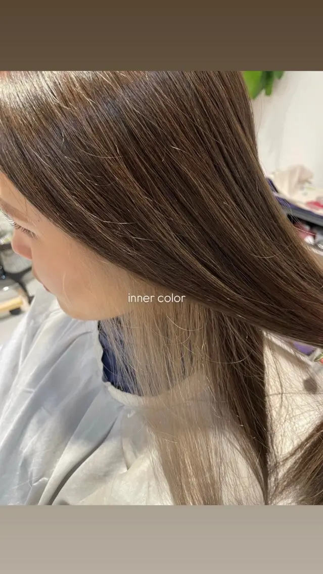 セミロング beleef mel meiのヘアスタイル