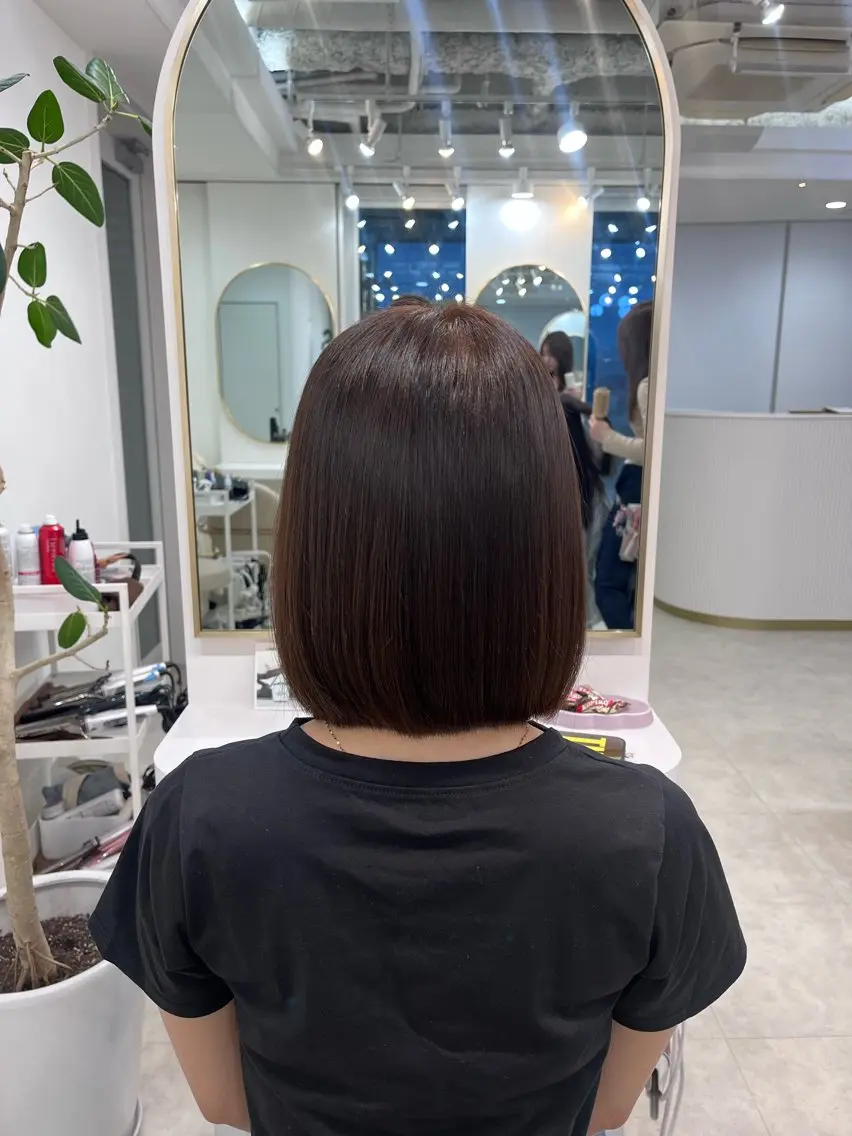 ミディアム トリートメント lemiie suzunaのヘアスタイル