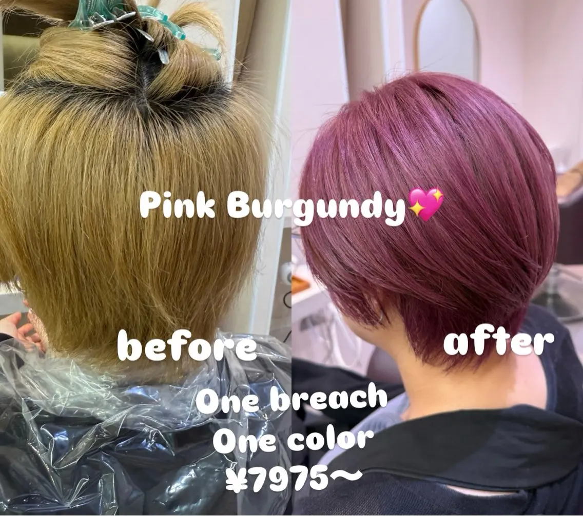 ロング カラー 韓国レイヤー 🎀ダブルカラーのヘアスタイル