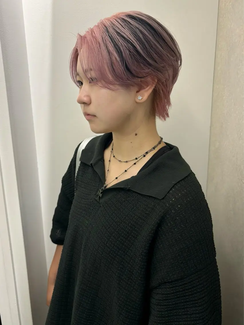 ショート カラー デザインカラー カット ヘアカラー Kureha/ネイル トレンドヘアのマツエク・マツパデザイン