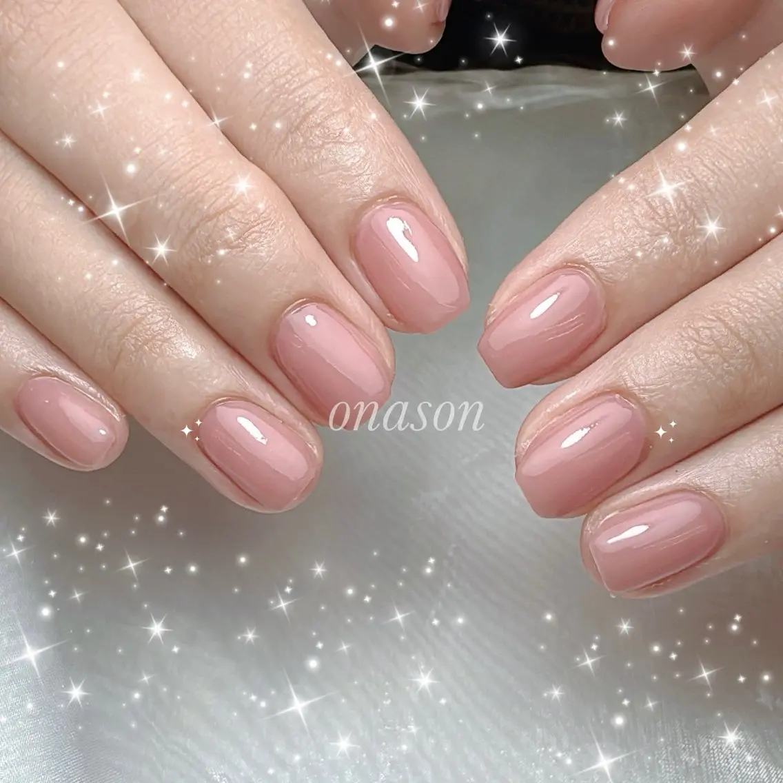 ネイル ワンカラーネイル ハンドネイル NailOnason ナナのネイルデザイン