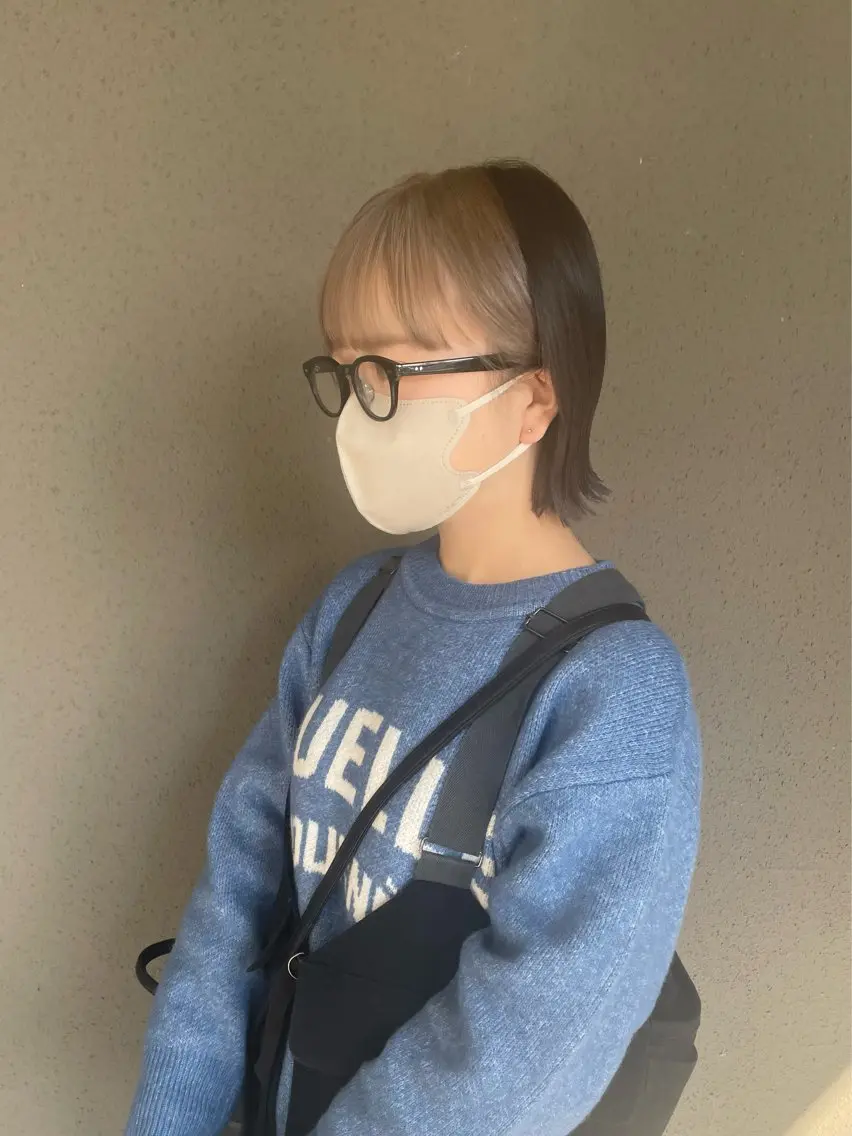 ショート カラー ヘアカラー 山本 愛永のヘアスタイル