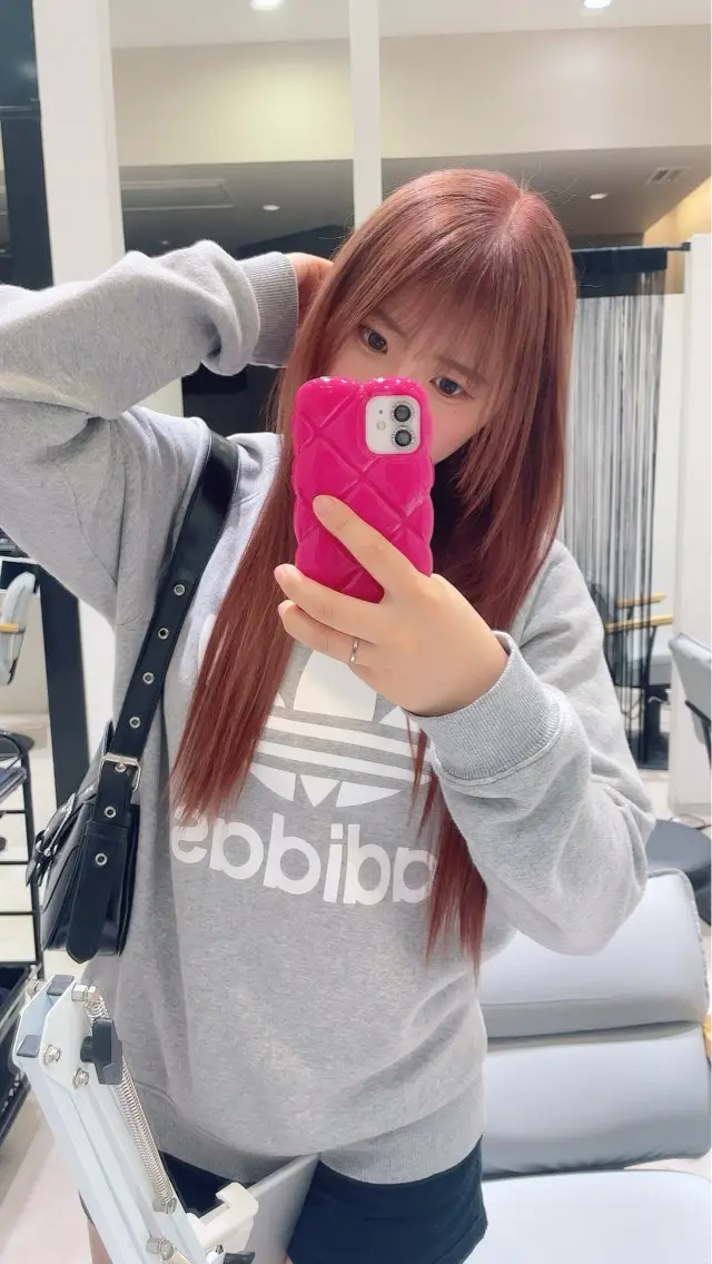 カラー ブリーチ ピンクカラー ヘアカラー 村瀬 遼のヘアスタイル