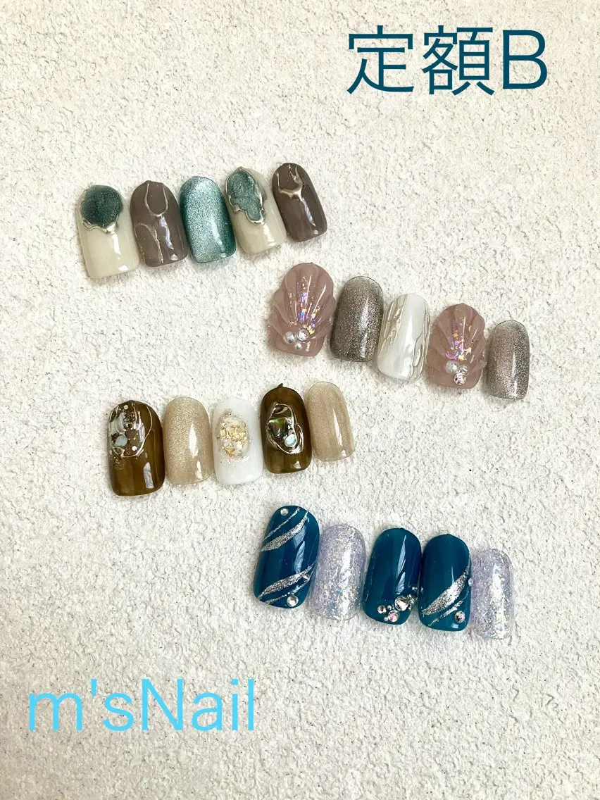 ネイル ジェルネイル パラジェル ハンドネイル m'sNail 福岡西区 ネイルのネイルデザイン