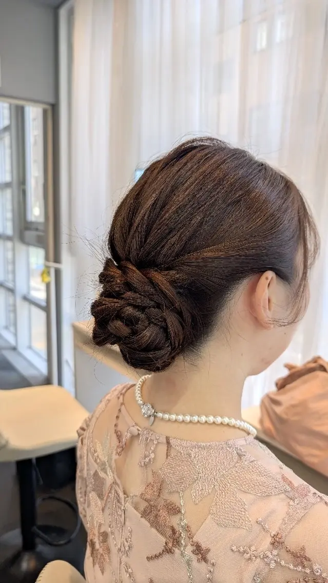 セミロング ヘアセット 似合わせヘアメイク 🫧moko🫧のヘアスタイル