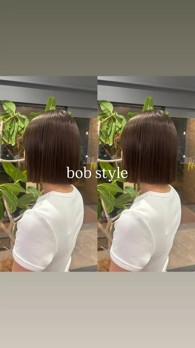 ショート カラー カット ヘアカラー トリートメント JUMI/ショート/ ボブ/透明感カラー✨のヘアスタイル