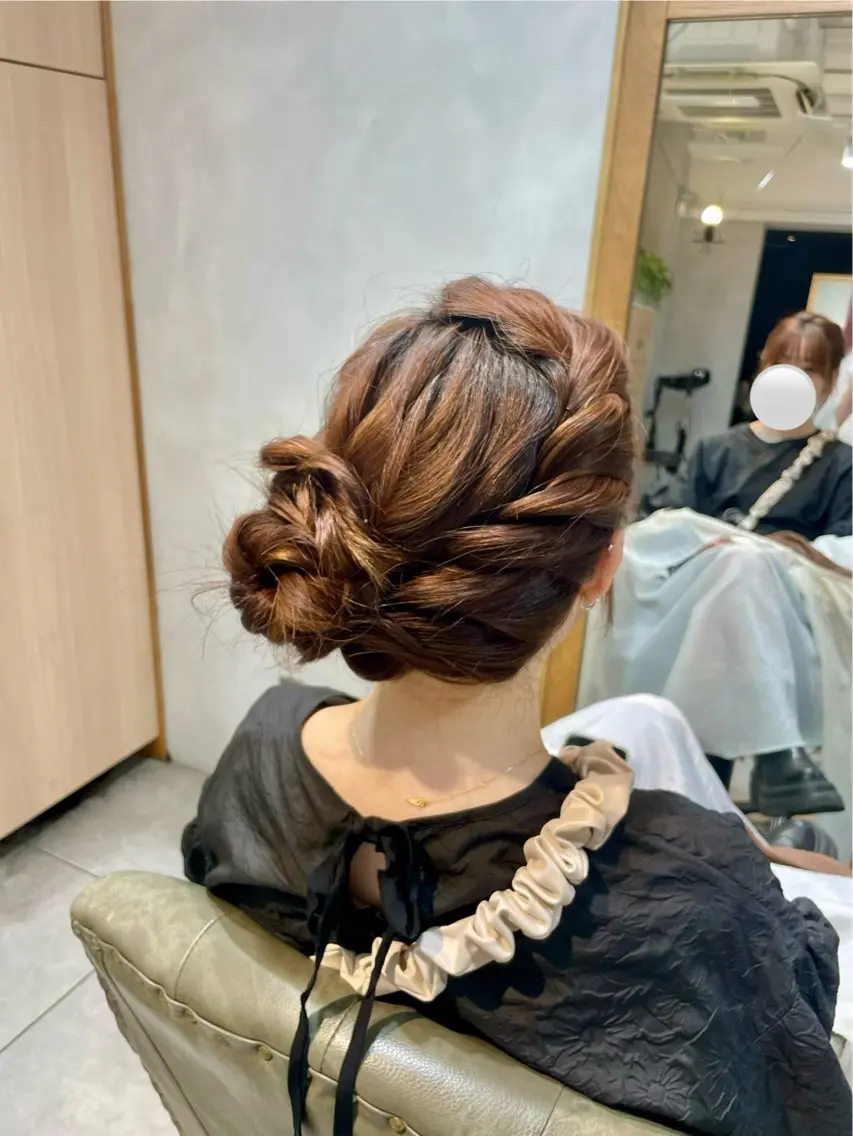 ヘアアレンジ ヘアセット ヘア&ネイル/ 𝐒𝐄𝐑𝐈のヘアスタイル