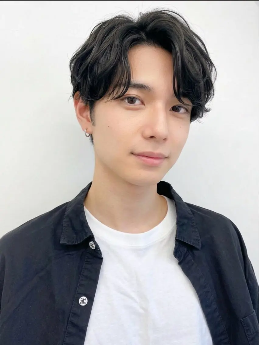 ショート パーマ メンズ カット パーマ 🔥men's特化 🔥三上 拓真のヘアスタイル