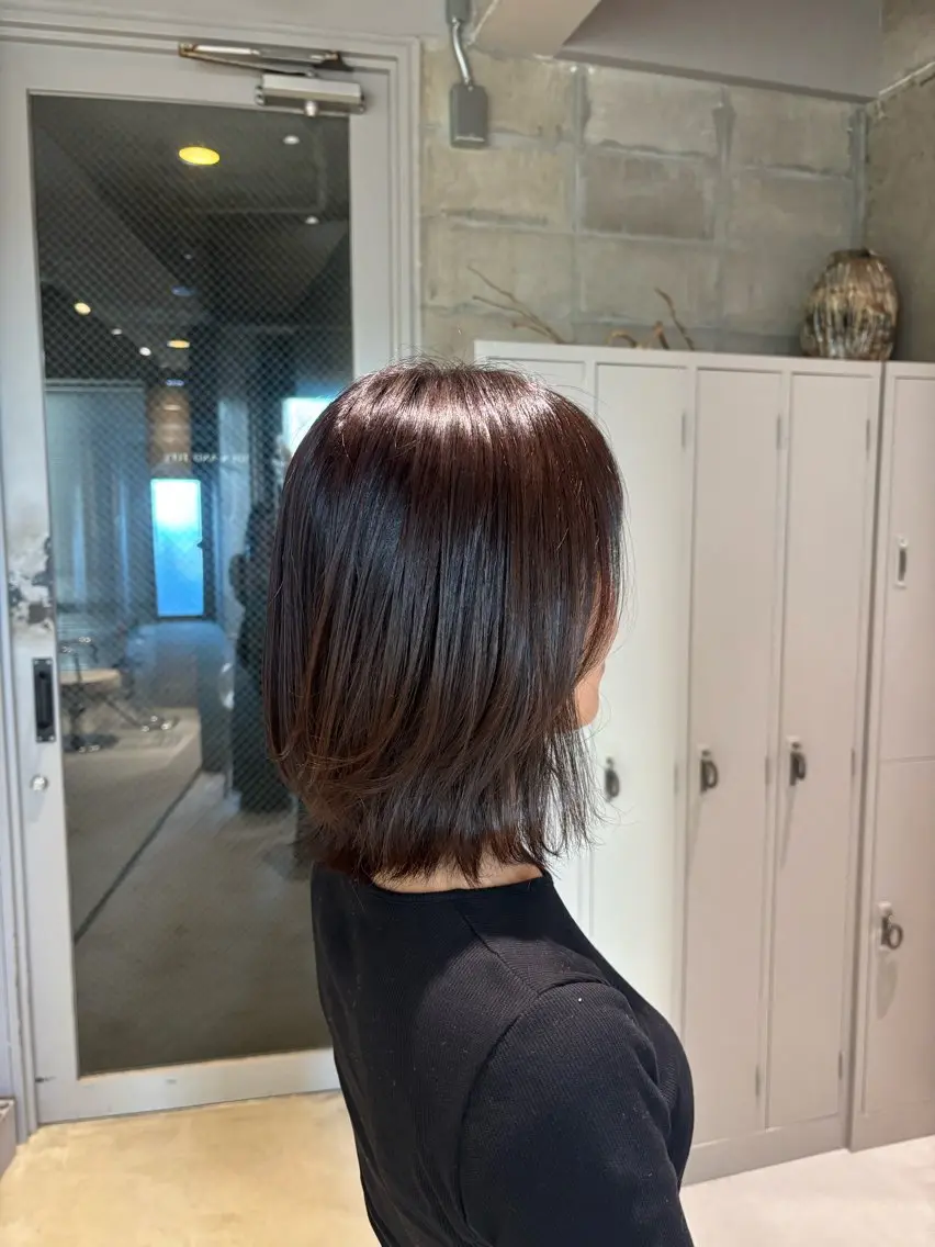 ミディアム カット 艶髪🫧 Suzunaのヘアスタイル