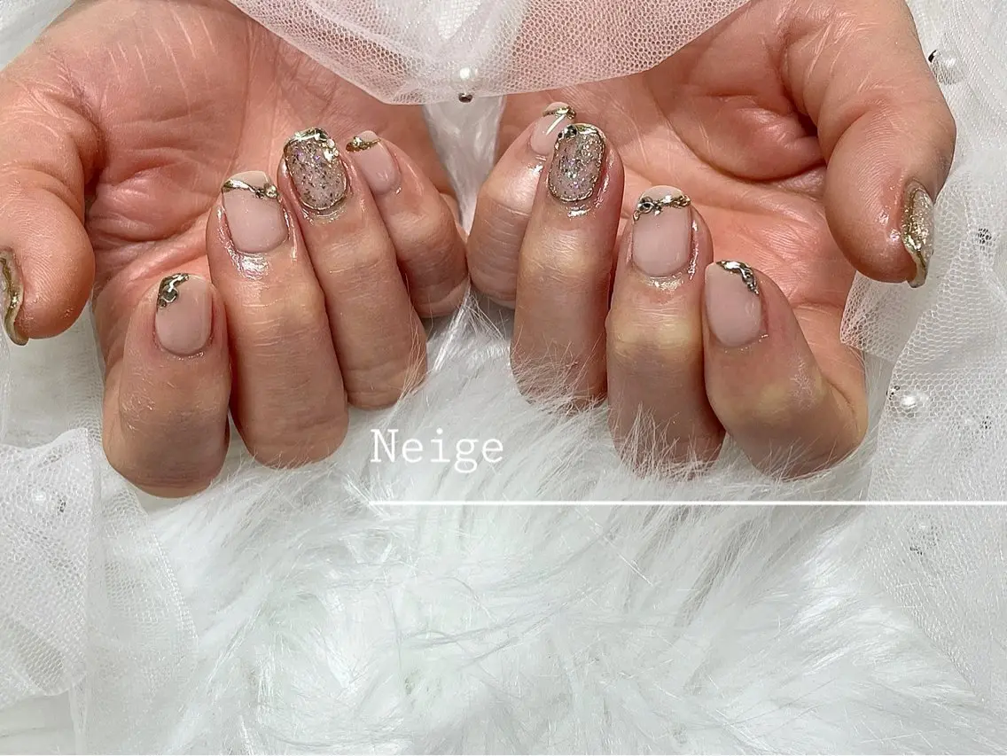 ネイル ハンドネイル Neige‪𓂃ai ＊梅津 / 松尾のネイルデザイン