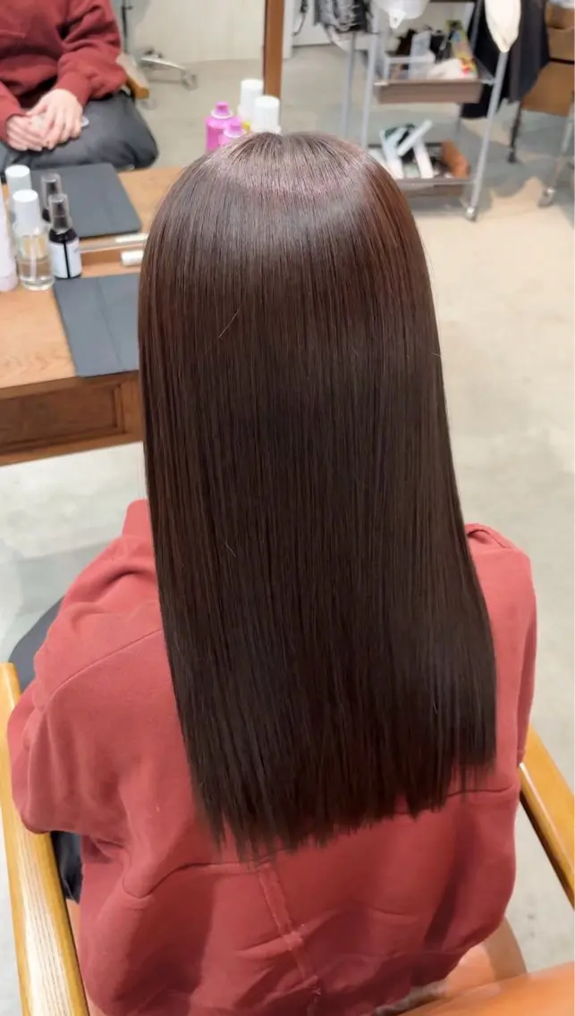 セミロング カット ヘアカラー トリートメント SONO 【一宮】のヘアスタイル