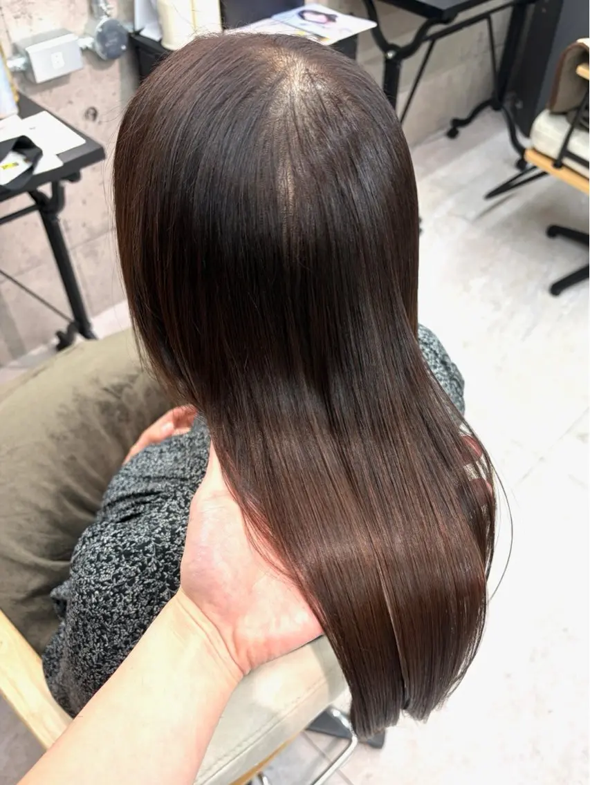 ロング カラー パーマ カット 縮毛矯正 トリートメント 🌸東中野/髪質改善 美髪矯正/櫻井🌸のヘアスタイル