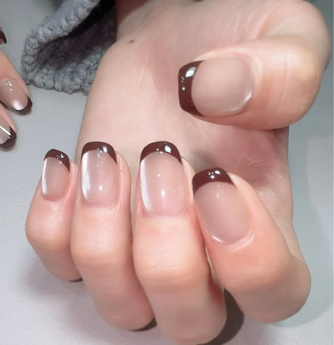 ネイル フレンチネイル マグネットネイル nailsalon urümのネイルデザイン