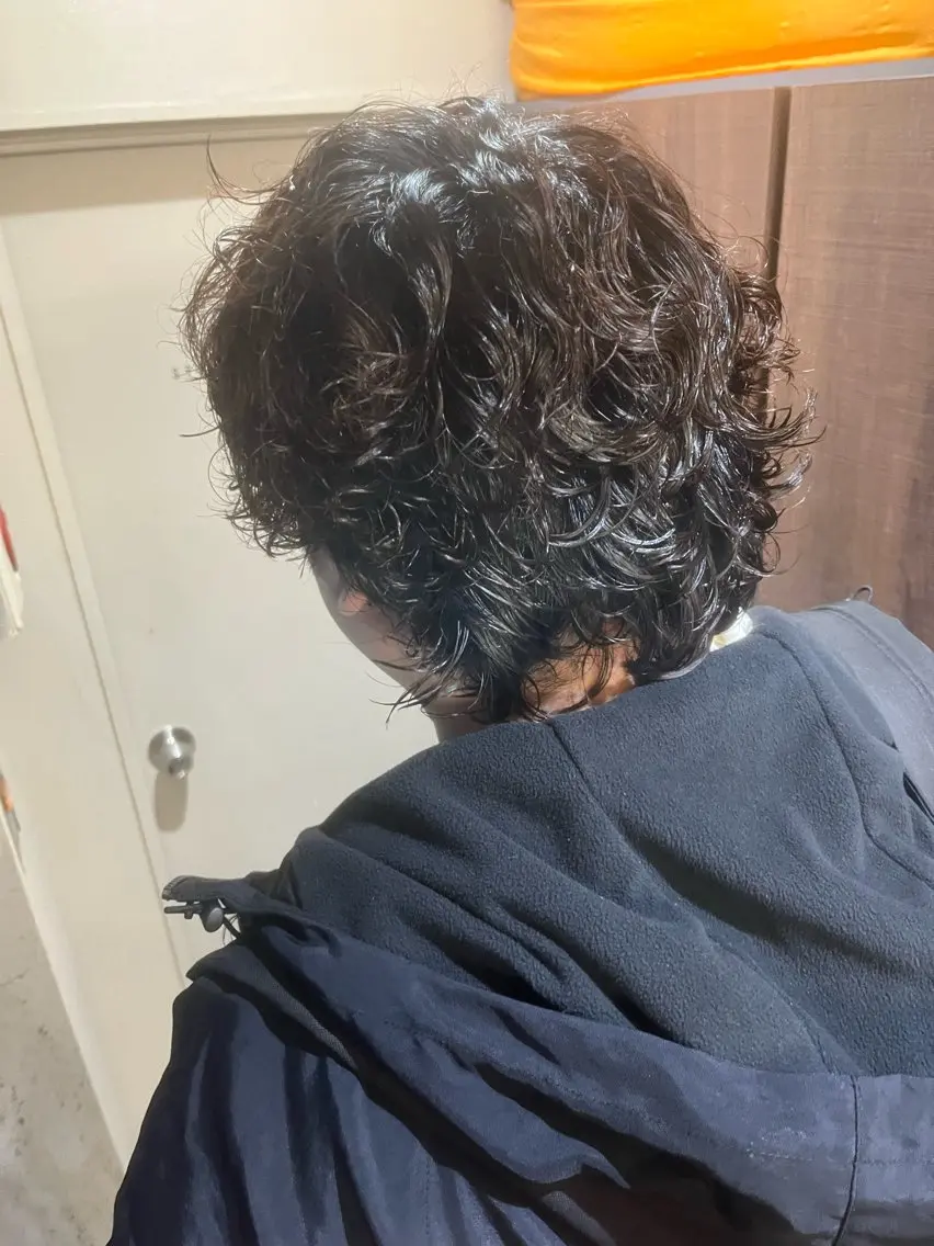 パーマ メンズ カット パーマ トリートメント 多系統似合わせ/ tsuburaのヘアスタイル