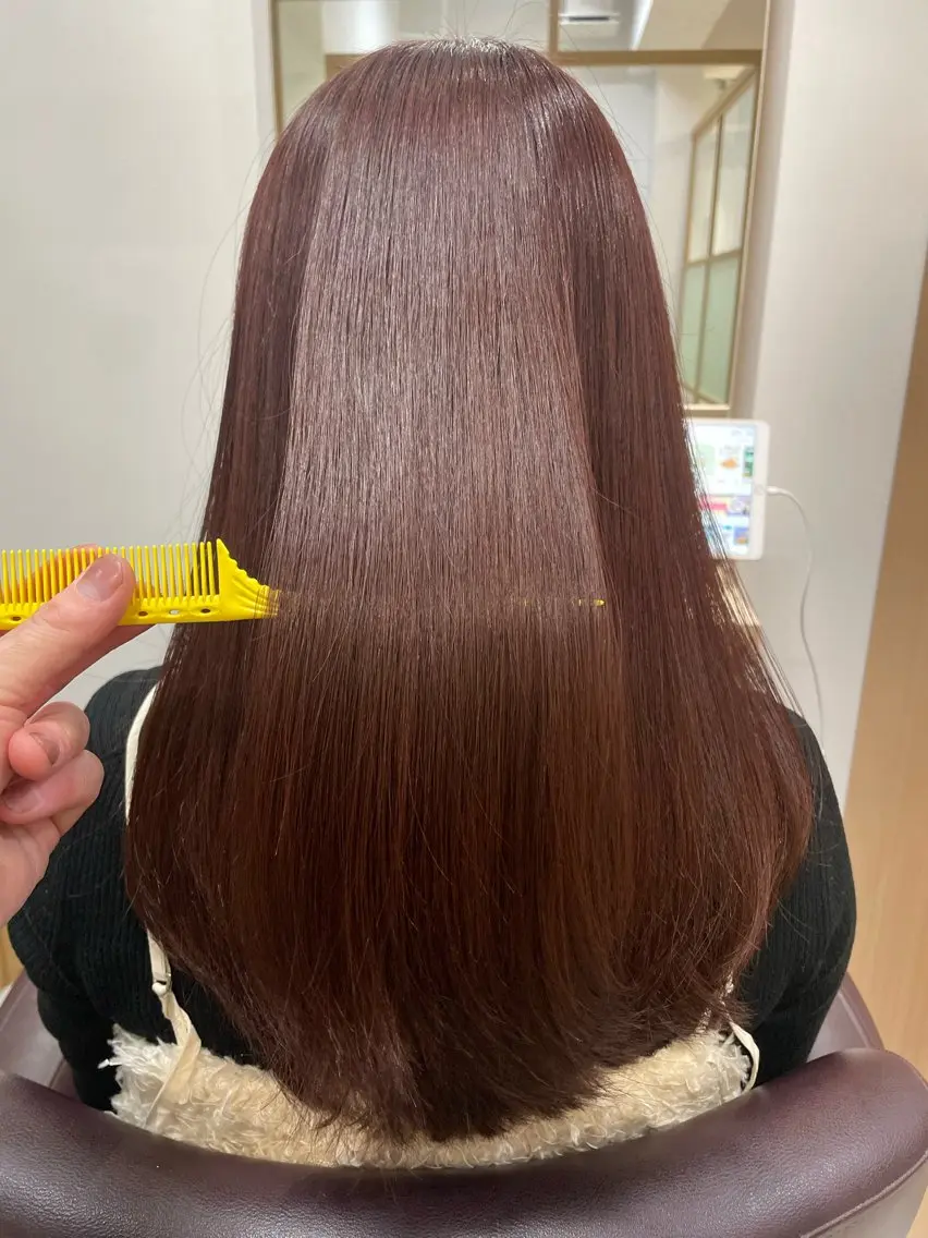 ロング カラー アディクシーカラー アクアカラー ブリーチ ケアブリーチ ダブルカラー 🌟髪質改善 平本雄大🌟のヘアスタイル