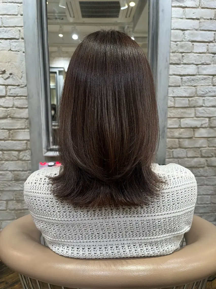 セミロング 💫カット募集💫 kyo🫧のヘアスタイル