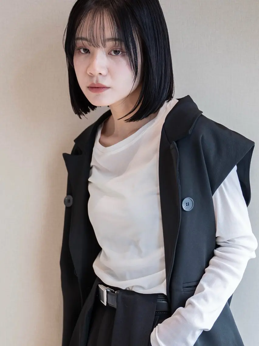ミディアム 天野蒼汰√モデル募集 √城東区√蒲生四丁目のヘアスタイル