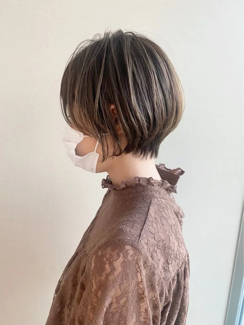 ショート カラー 天野 蒼汰のヘアスタイル