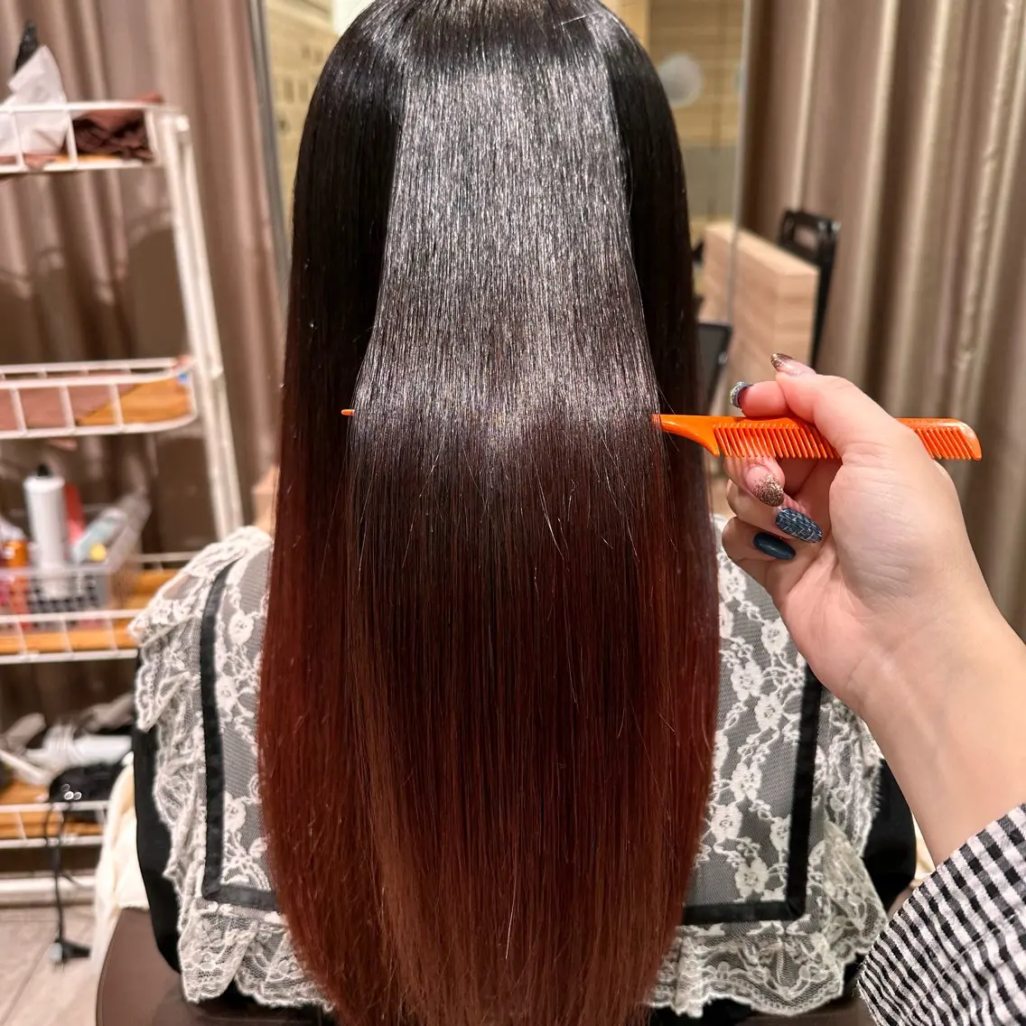 ✨カット+縮毛矯正✨※土日祝日+1100円の写真