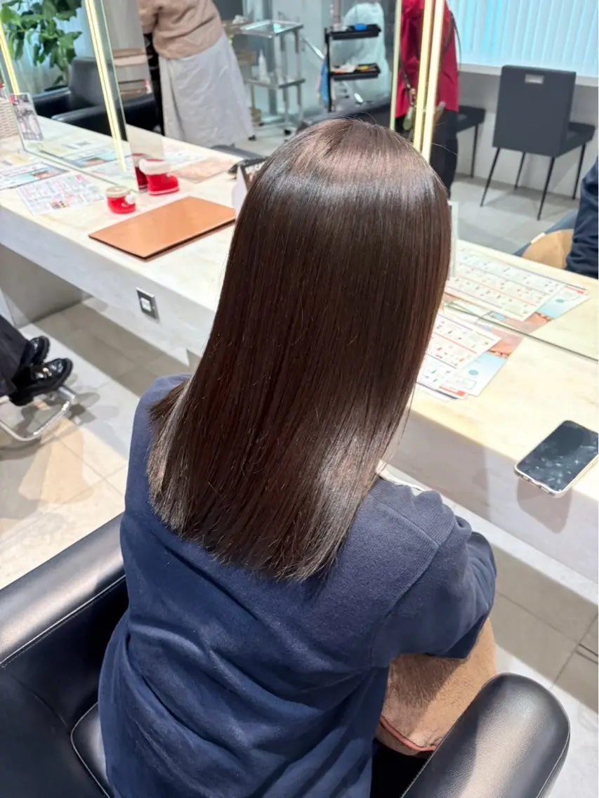セミロング ヘアカラー トリートメント カラー/モデル募集中 /konokaのヘアスタイル