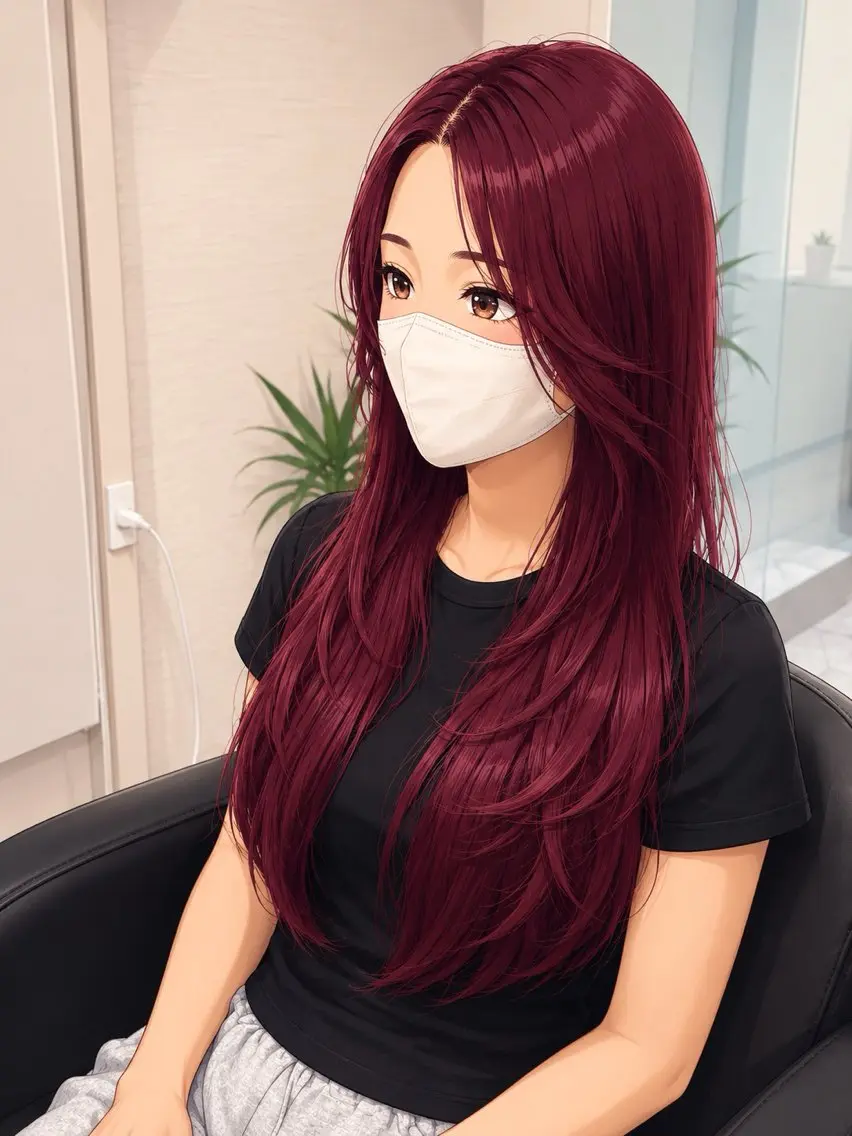 ロング 韓国風スタイル 北田陸斗のヘアスタイル