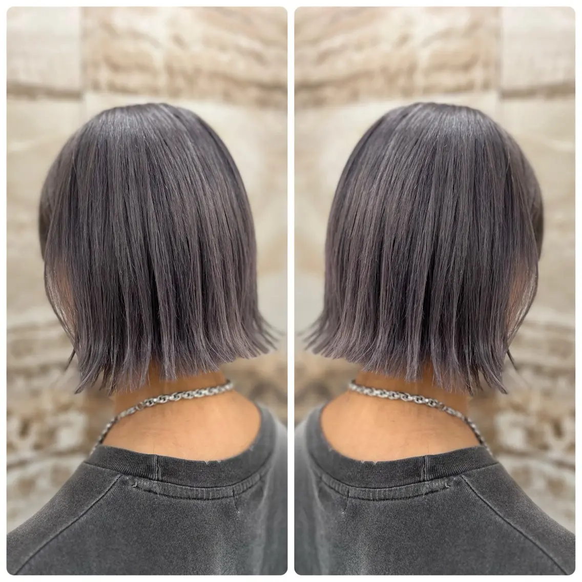 ショート カラー シルバー ヘアカラー トリートメント 小山内 龍一郎 店長のヘアスタイル