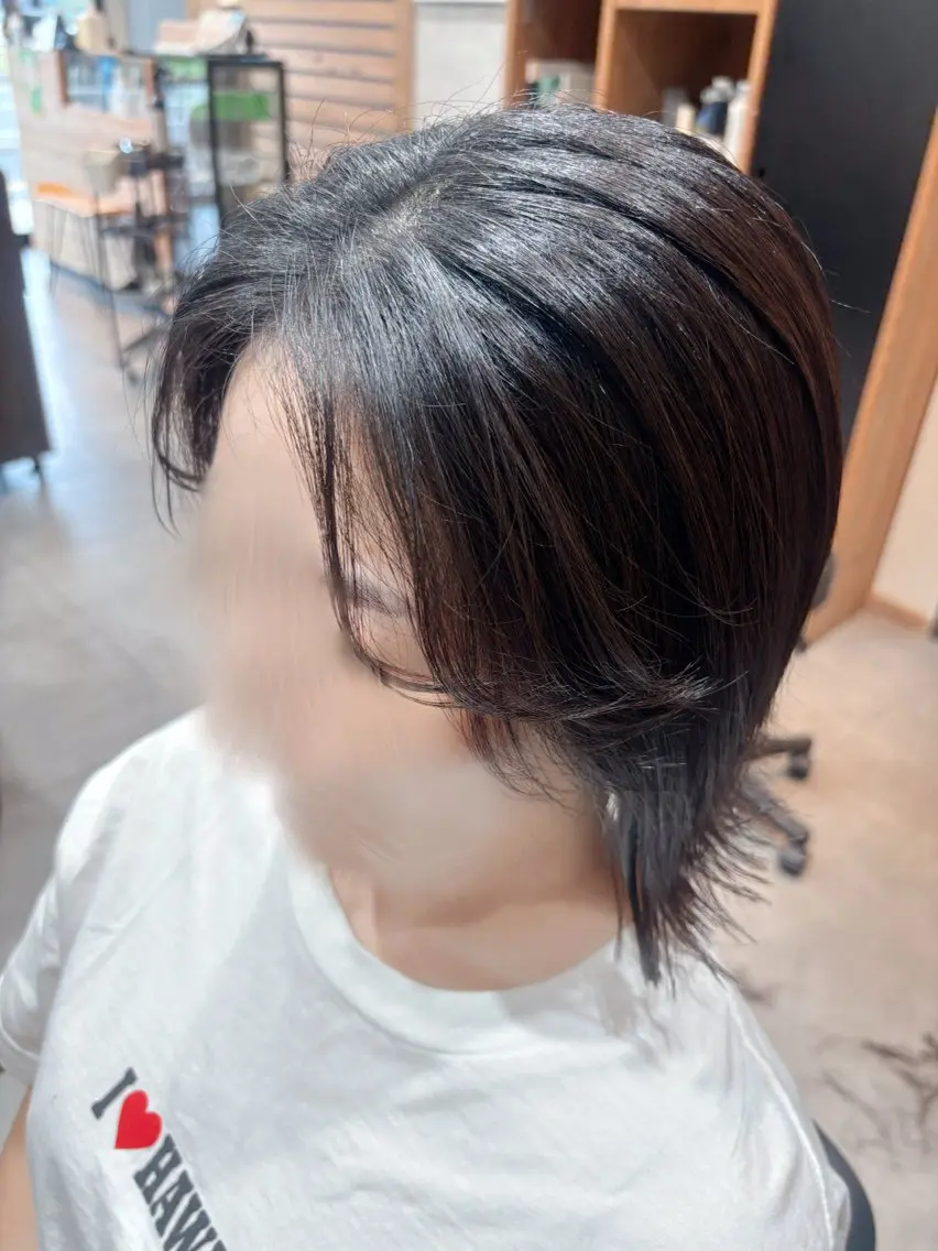ミディアム ボブ 外ハネヘア TSUBASA 🪽のヘアスタイル