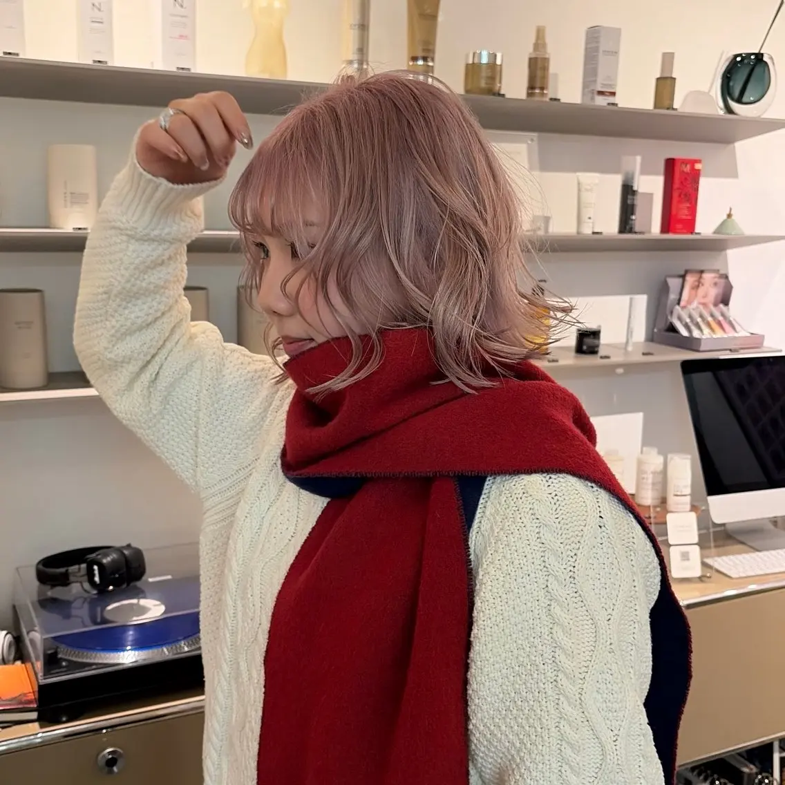 ショート ヘアカラー カヨコ/ハイトーン /透明感カラーのヘアスタイル