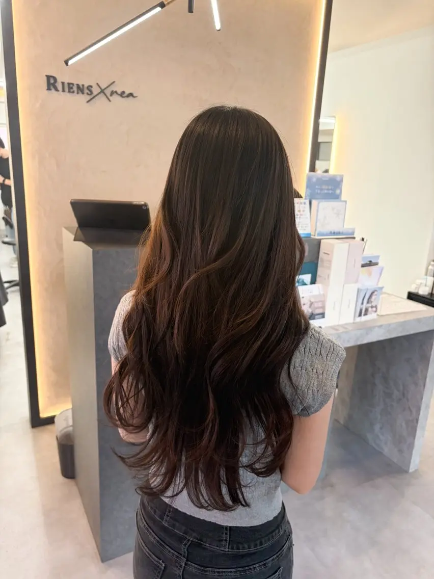 ロング ヘアカラー トリートメント エクステ 髪質改善/ エクステ 指名No.1 ななみのヘアスタイル