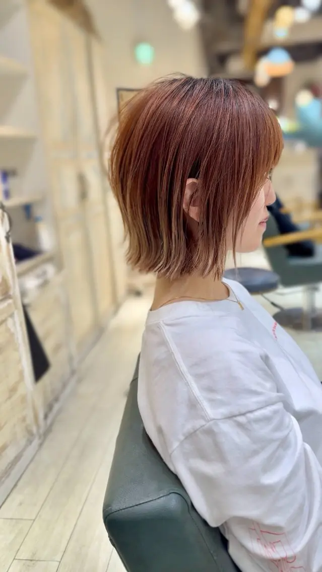 ミディアム ボブ 坂 直樹のヘアスタイル