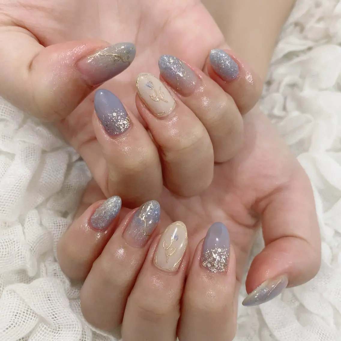 ネイル ミラーネイル ハンドネイル SOL NAILのネイルデザイン