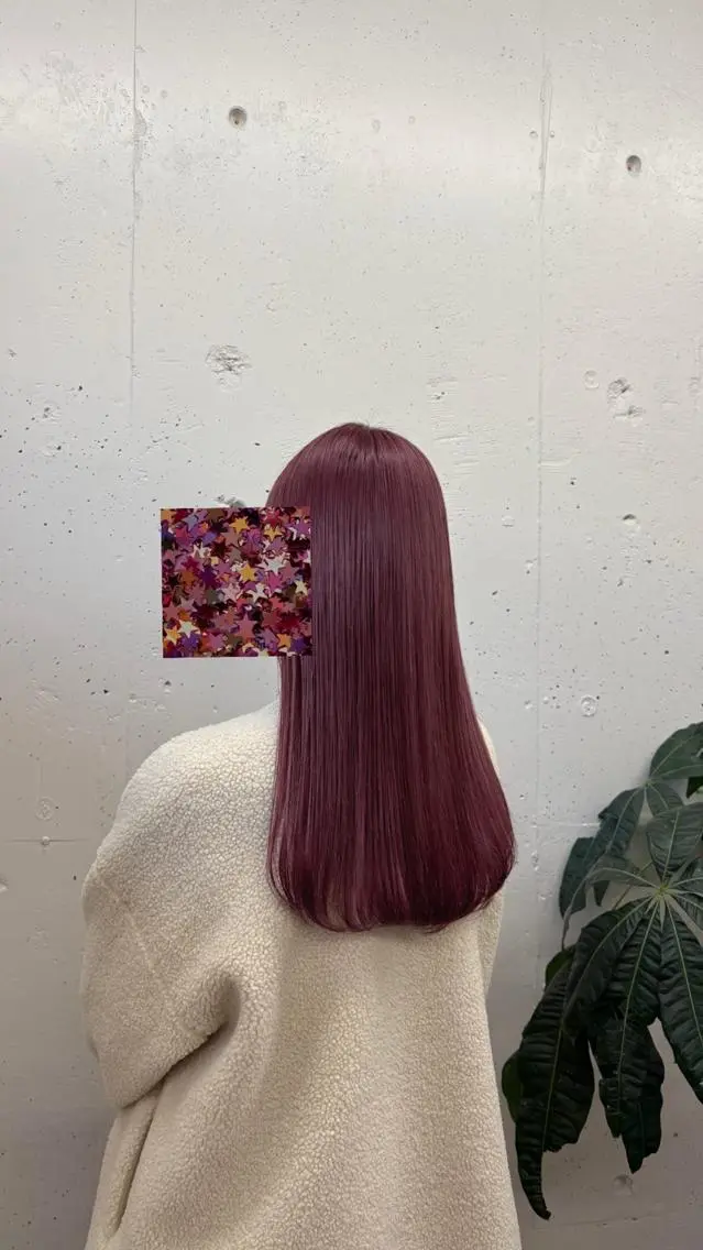 <女性限定>カット+カラー¥ 1600 (アディクシー+ 1100イルミナ+ 1400)の写真
