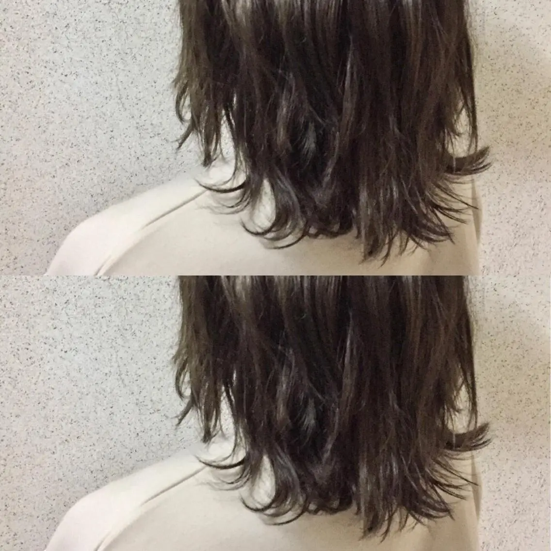 ミディアム カラー ヘアカラー 小栗 麻衣のヘアスタイル