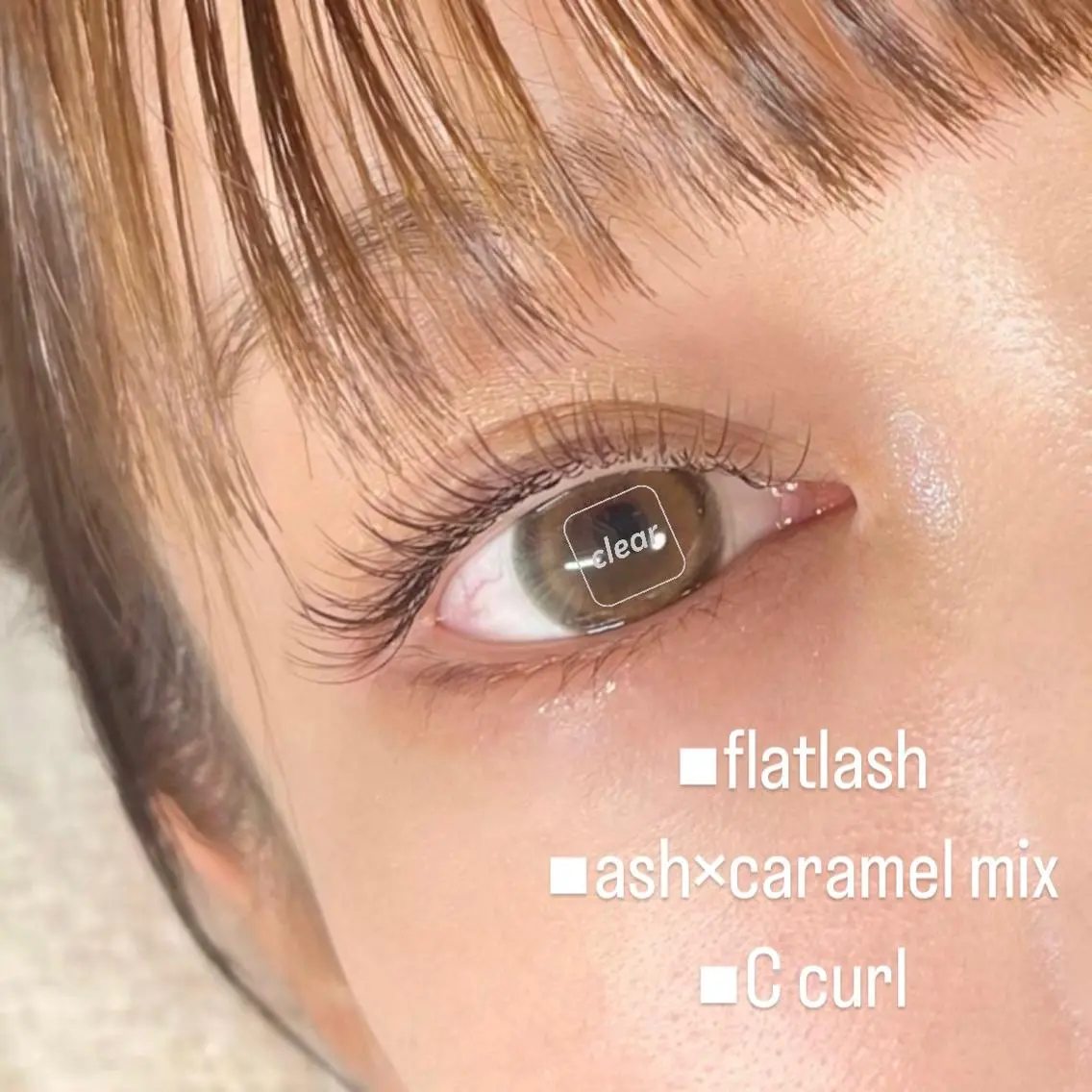 マツエク・マツパ カラーマツエク マツエク eyelash clear池袋のマツエク・マツパデザイン