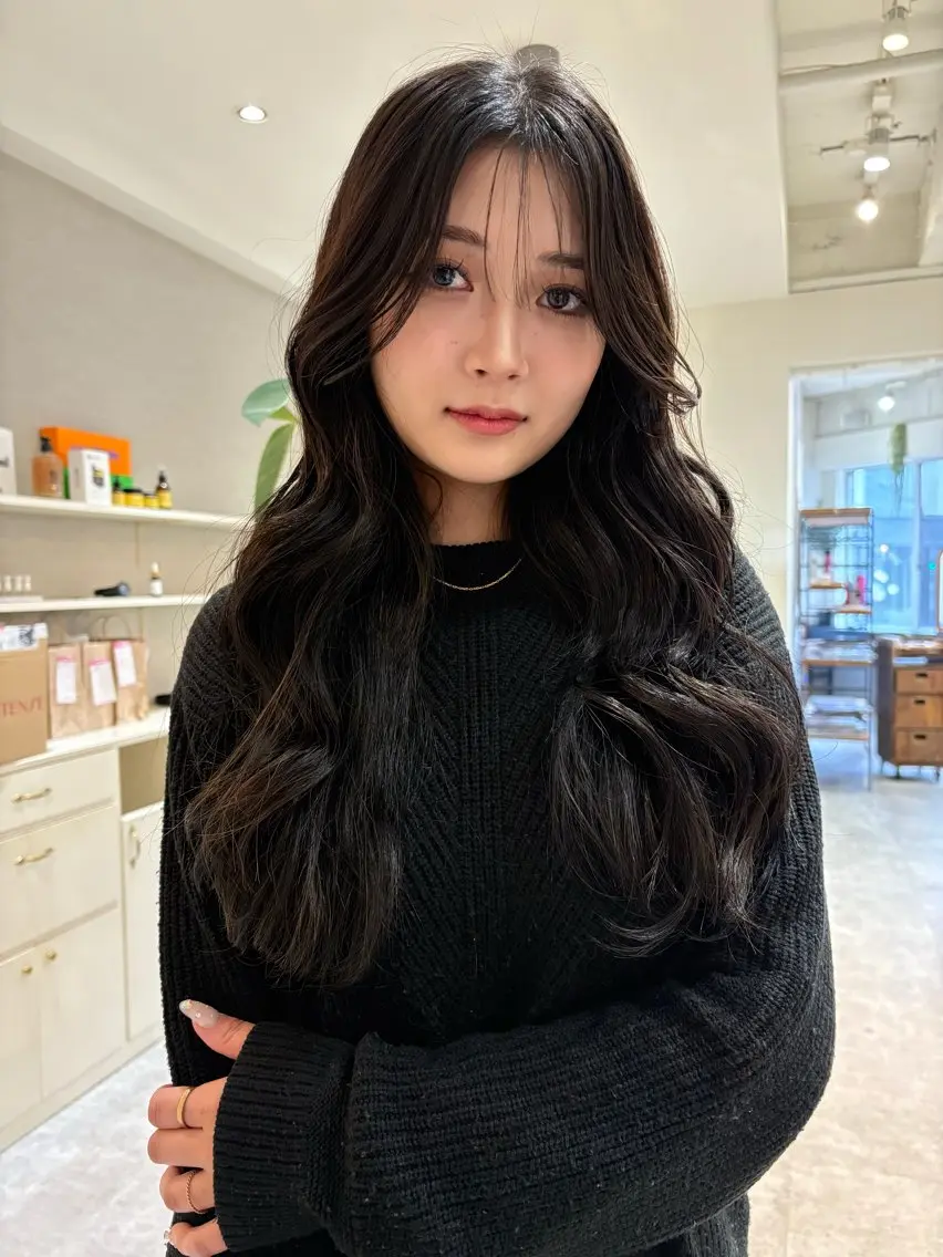 ロング SIKI yuuna レイヤーカット🪽のヘアスタイル