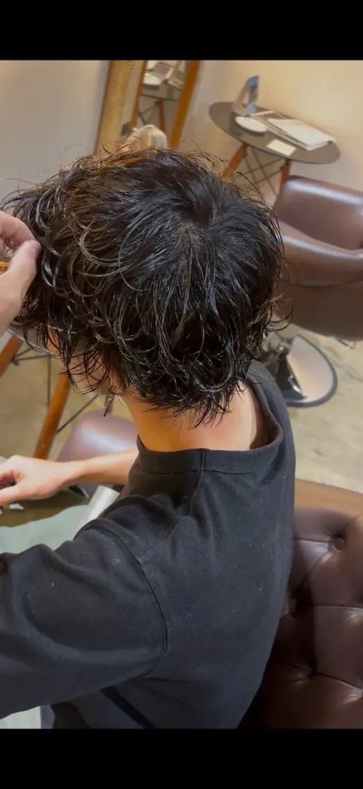 メンズ メンズパーマ 🌀メンズパーマ🌀 平川海夢のヘアスタイル