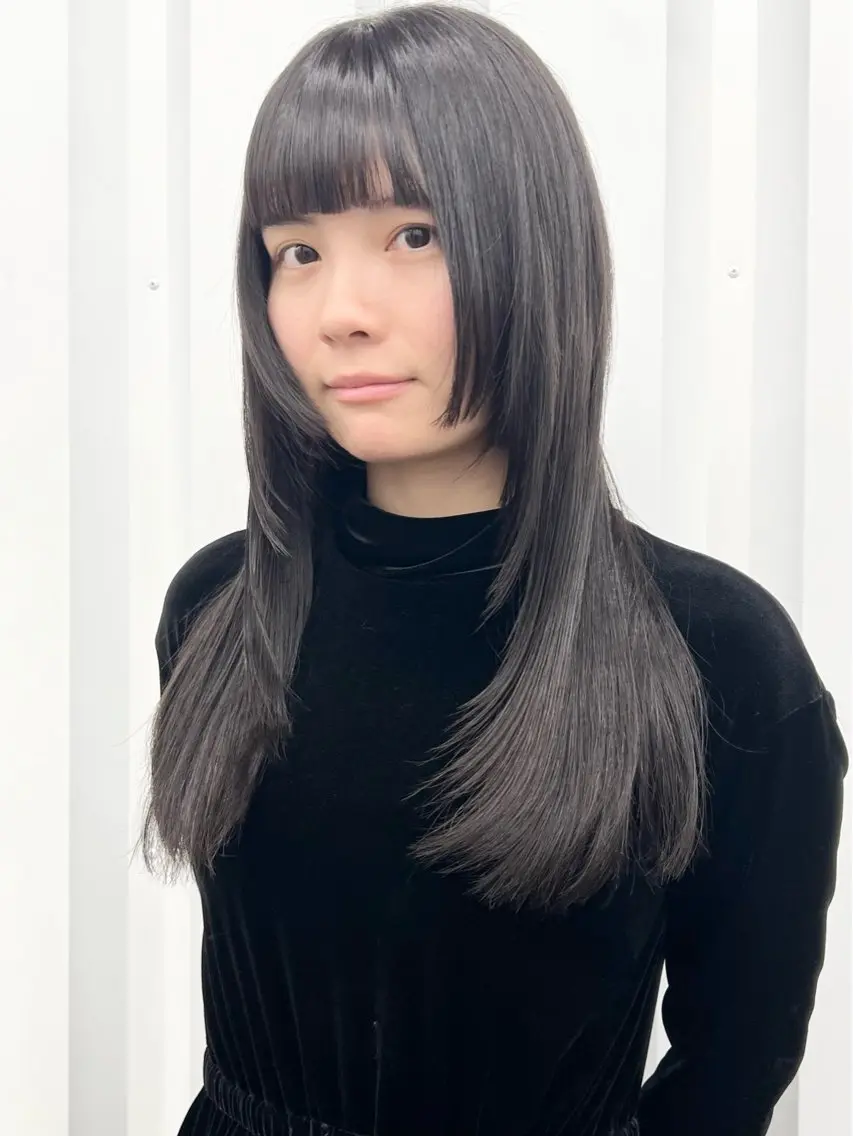 セミロング カラー ヘアカラー トリートメント HARU//原宿🤍 リピート率NO.1のヘアスタイル