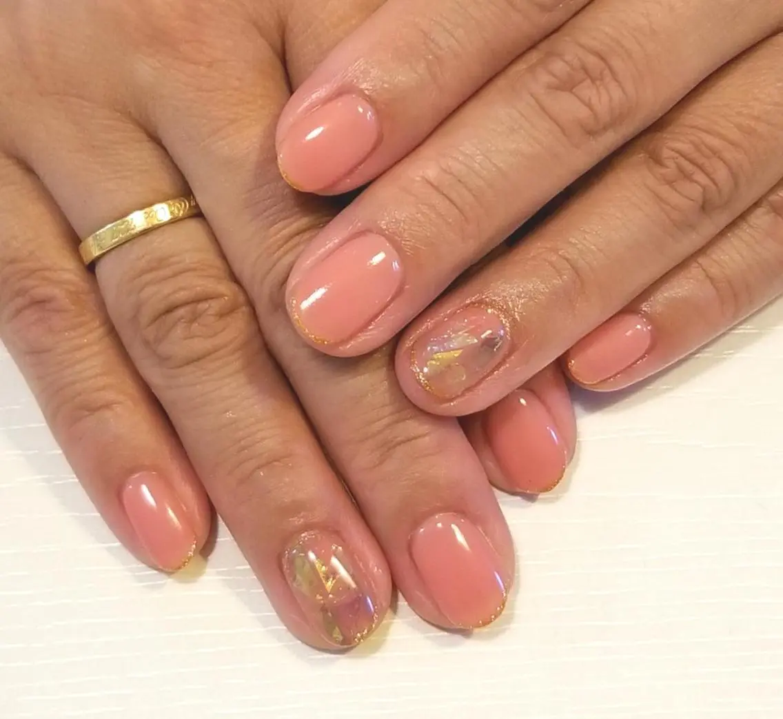 ネイル オフィスネイル ハンドネイル nijiiro🌈 サトウのネイルデザイン