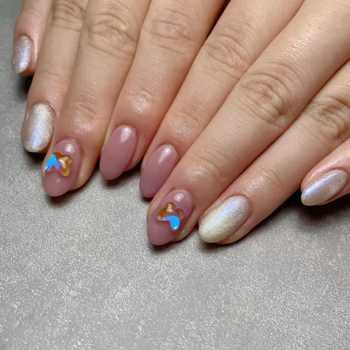 ネイル マグネットネイル ハンドネイル GIZELE ひばりヶ丘nailのネイルデザイン