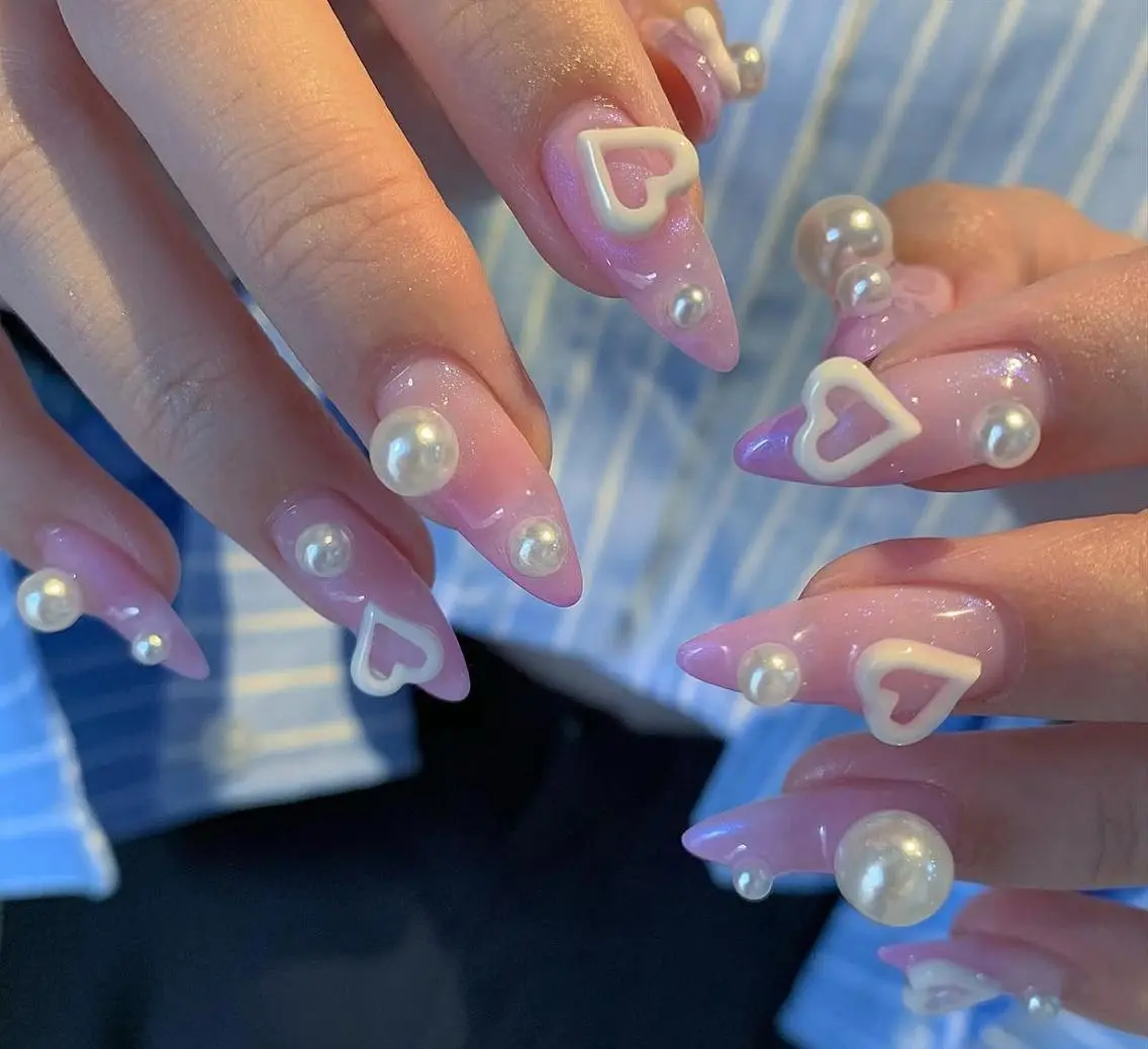 ネイル フレンチネイル ジェルネイル ハロウィン 韓国ネイル マグネットネイル ハンドネイル H.baby Nail Salonのネイルデザイン