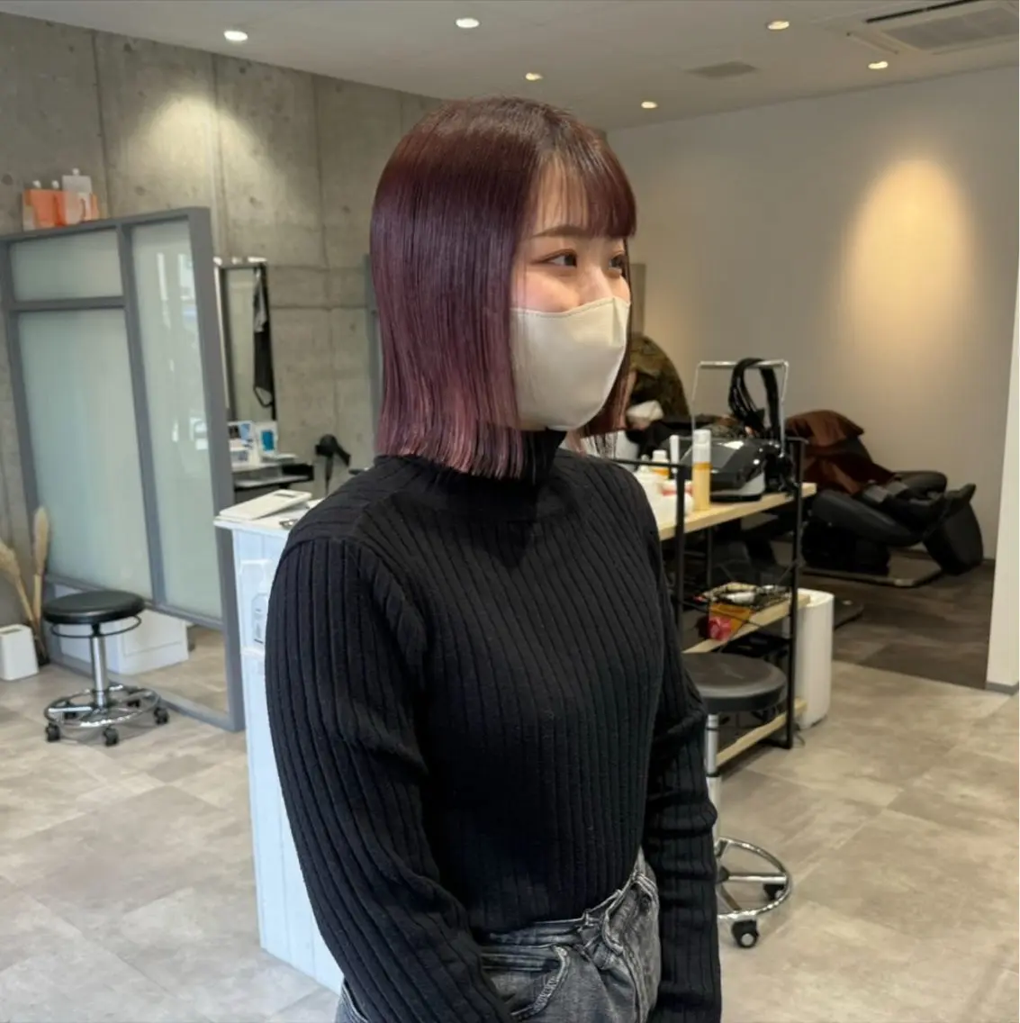 ショート カラー ヘアカラー トリートメント 中井亜未/ 姫路ボブのヘアスタイル